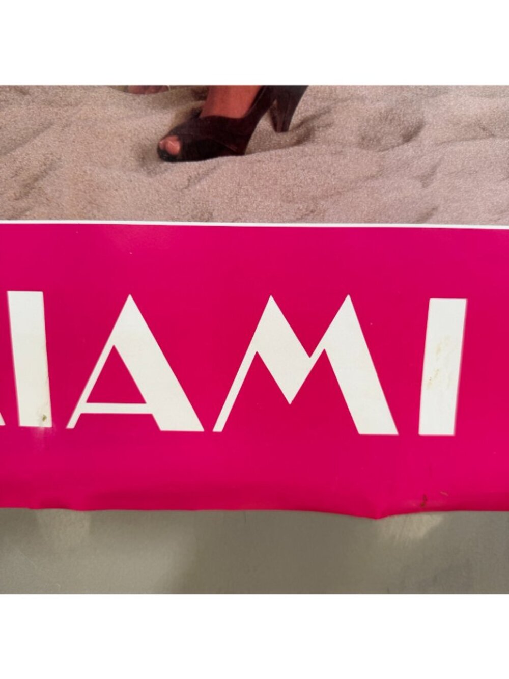 Vtg 1986 MIAMI NICE Babes & Ferrari Poster ~22x34” Miami Vice Sexy Detectives - Picture 11 of 14